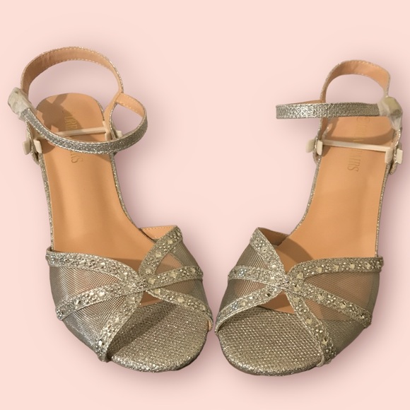 Dream Pairs Fashion Heels Glitter Size 9 1/2 - Picture 2 of 5